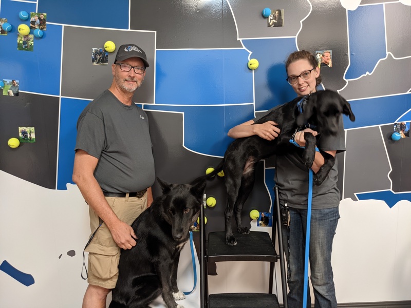 Dog Training Elite's Kansas City South Owners At Bootcamp.